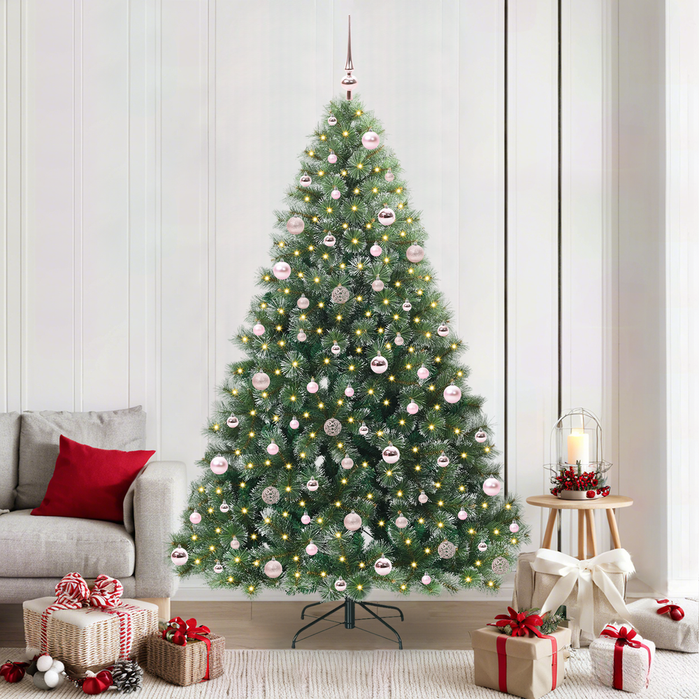 Artificial Christmas tree BOREAL PINE, with 300 LED Green 210 cm. and
