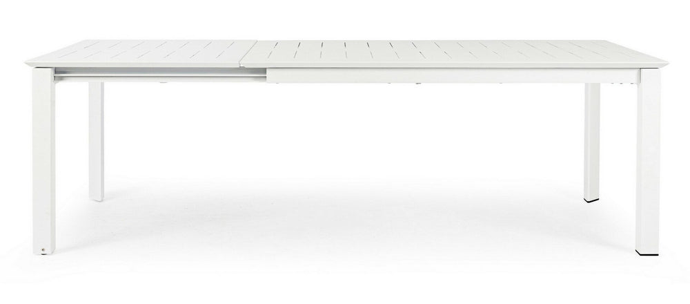Išskleidžiamas stalas KONNOR, baltas, 160-240 cm