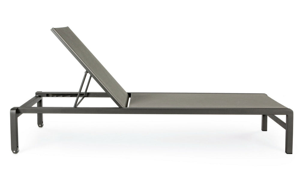 Lounger KONNOR, anthracite, textilene