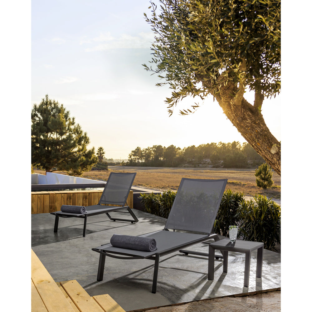 CRUISE outdoor coffee table, 40x40cm, dark grey