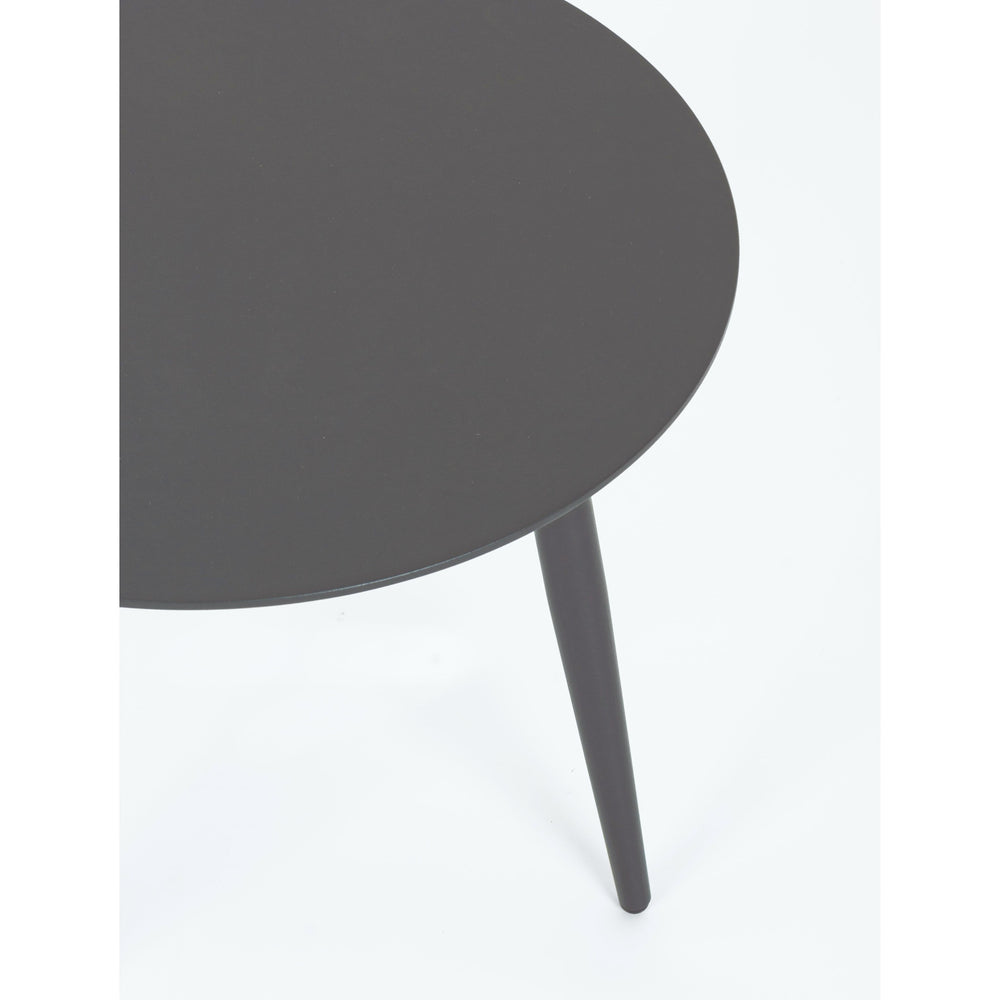 RIDLEY outdoor coffee table, Ø50cm, dark grey