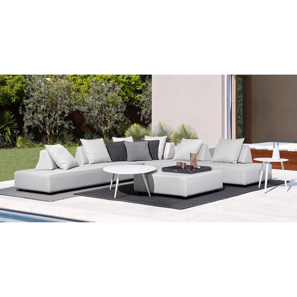 RIDLEY outdoor coffee table, 120X75cm, white