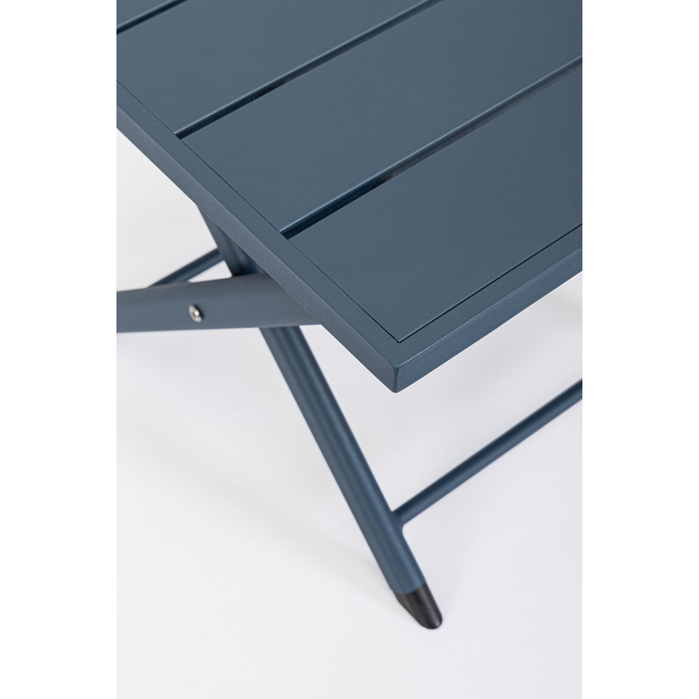 TAYLOR foldable outdoor coffee table, 44x43cm, blue