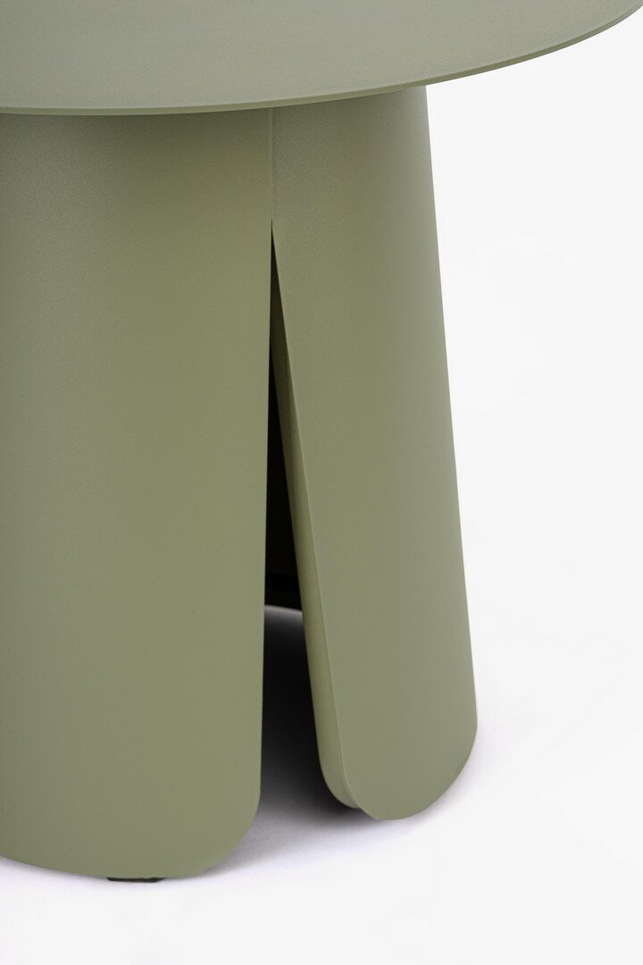 Coffee table BRYAN, avocado, Ø45