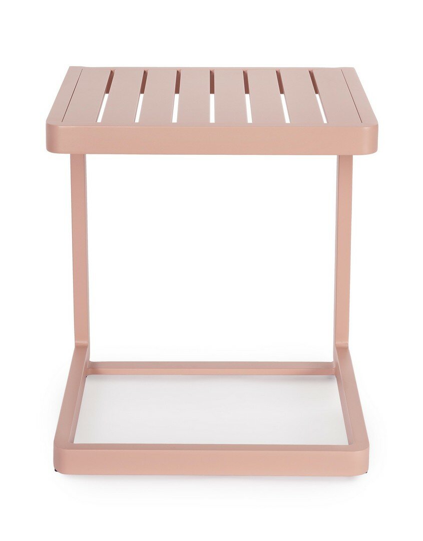 Coffee table KONNOR, pink, 40x40