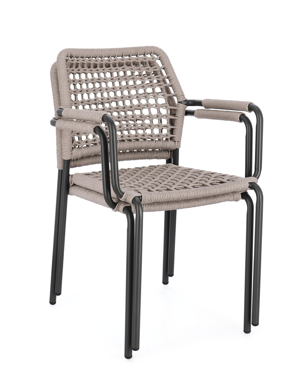 Outdoor chair RAJADA, graphite and green