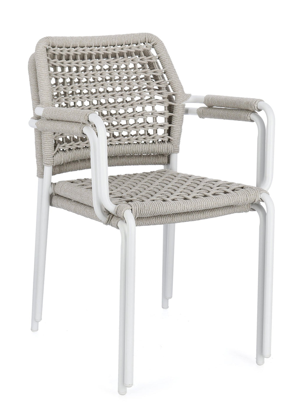 Outdoor Chair RAJADA, light grey (Saturn)