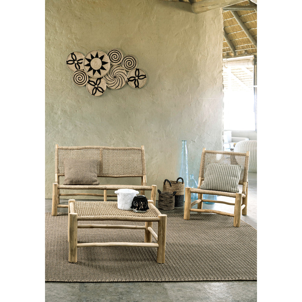 LAMPOK Outdoor coffee table, teak, 80x60cm