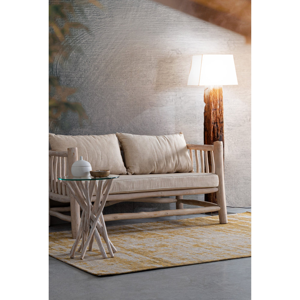 Coffee table SALEMON with glass