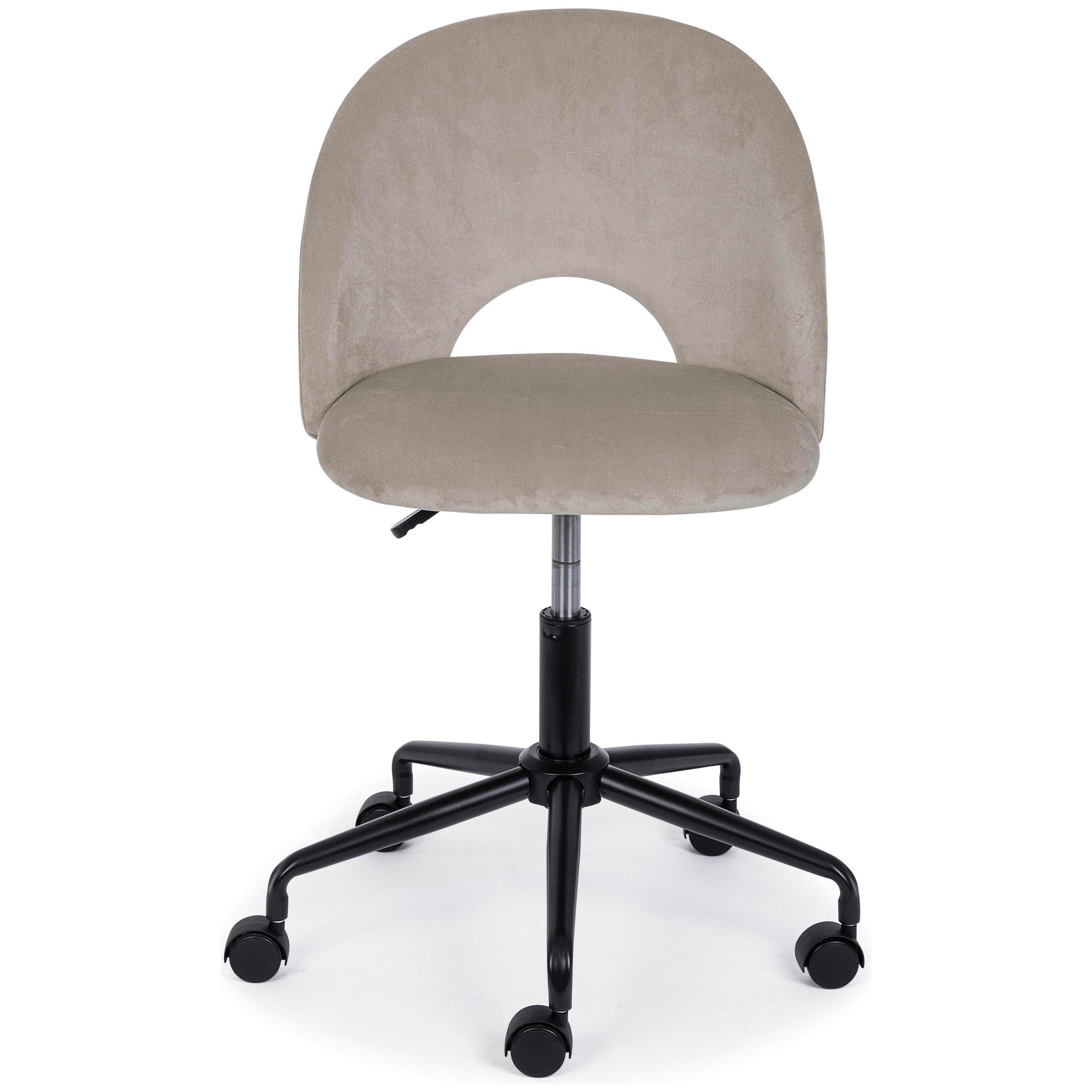 LINZEY biuro kėdė su ratukais, taupe spalva