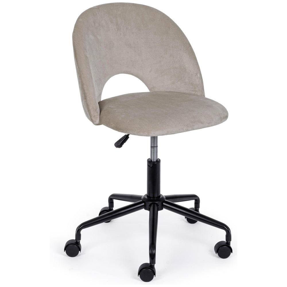 LINZEY biuro kėdė su ratukais, taupe spalva