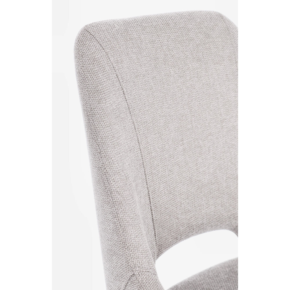 KASHAR valgomojo kėdė, pilka spalva