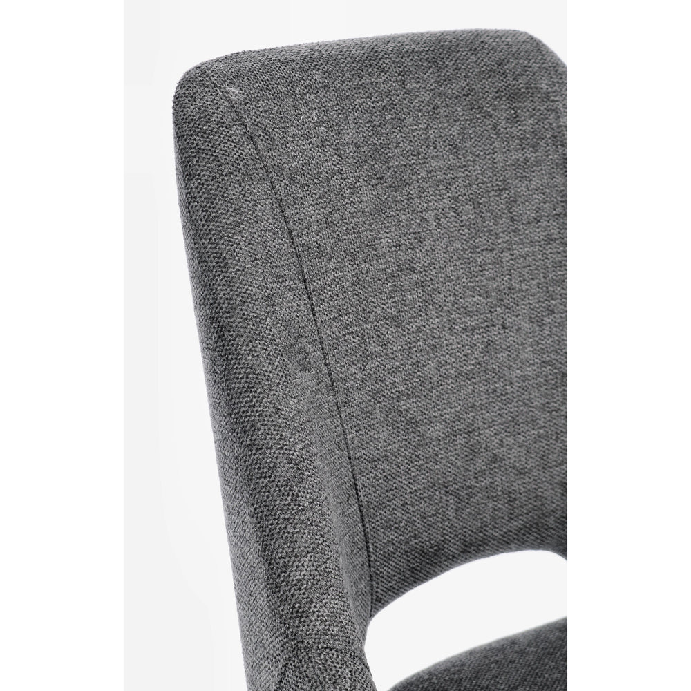 KASHAR Dining Chair, Dark Grey