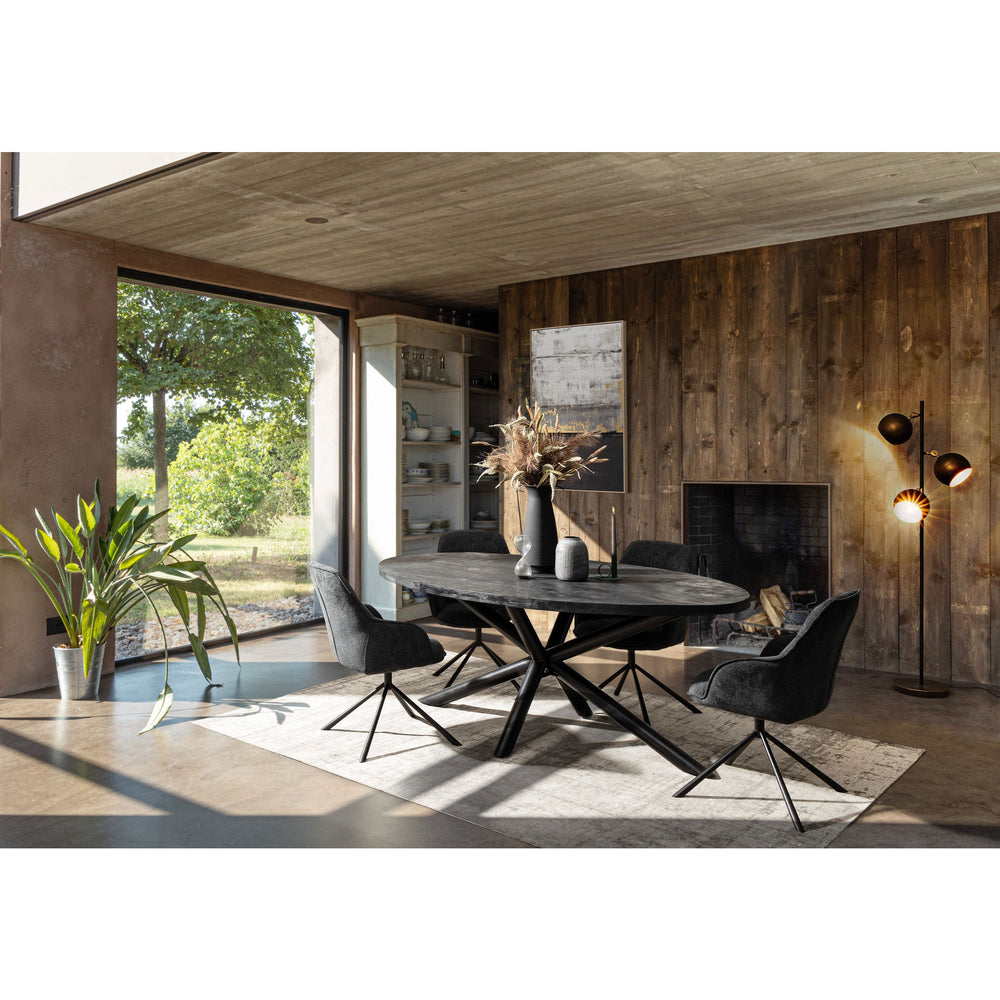 GRANT kėdė, tamsiai pilka spalva