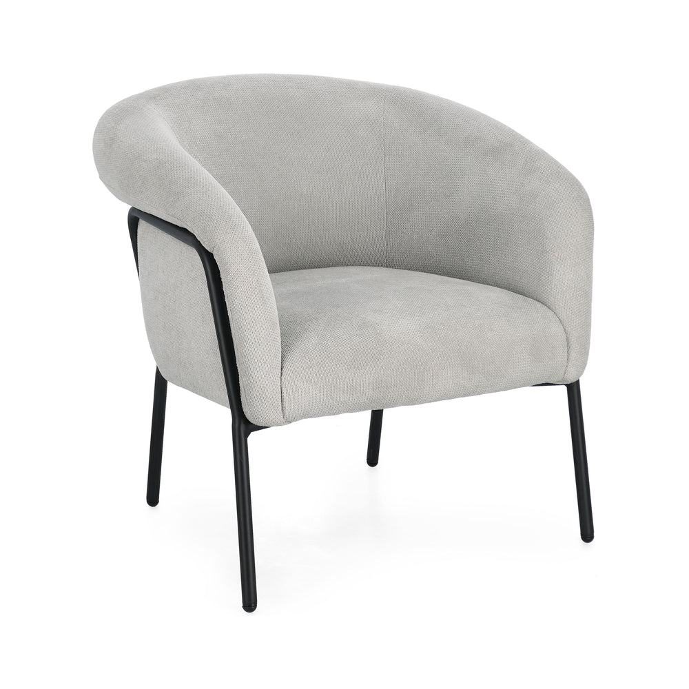 CAMERON Armchair, light grey