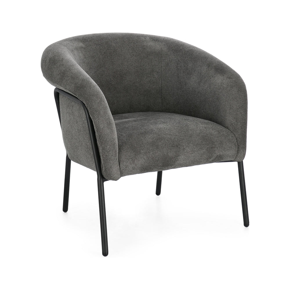 Armchair CAMERON, dark grey