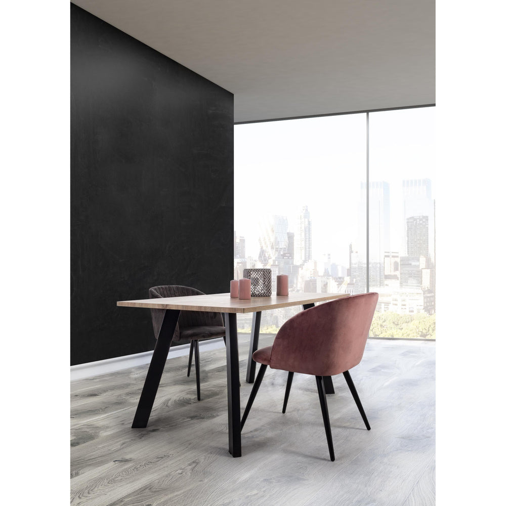 QUEEN dining chair, peach colour