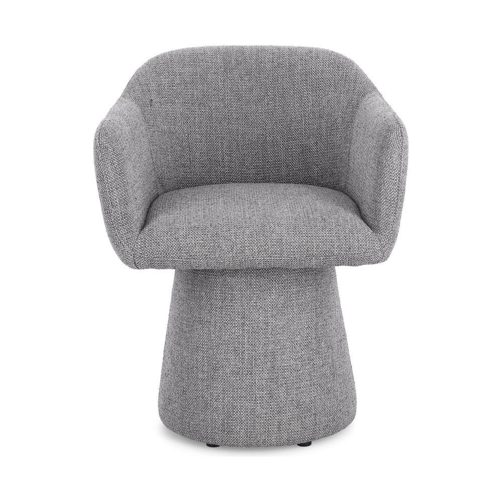 OTTIE fotelis, tamsiai pilkos spalvos