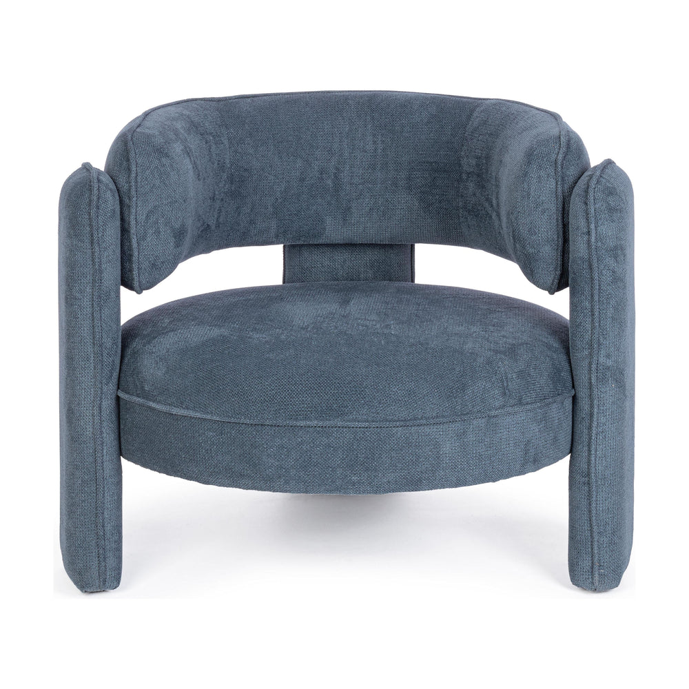 ISHA armchair, blue colour