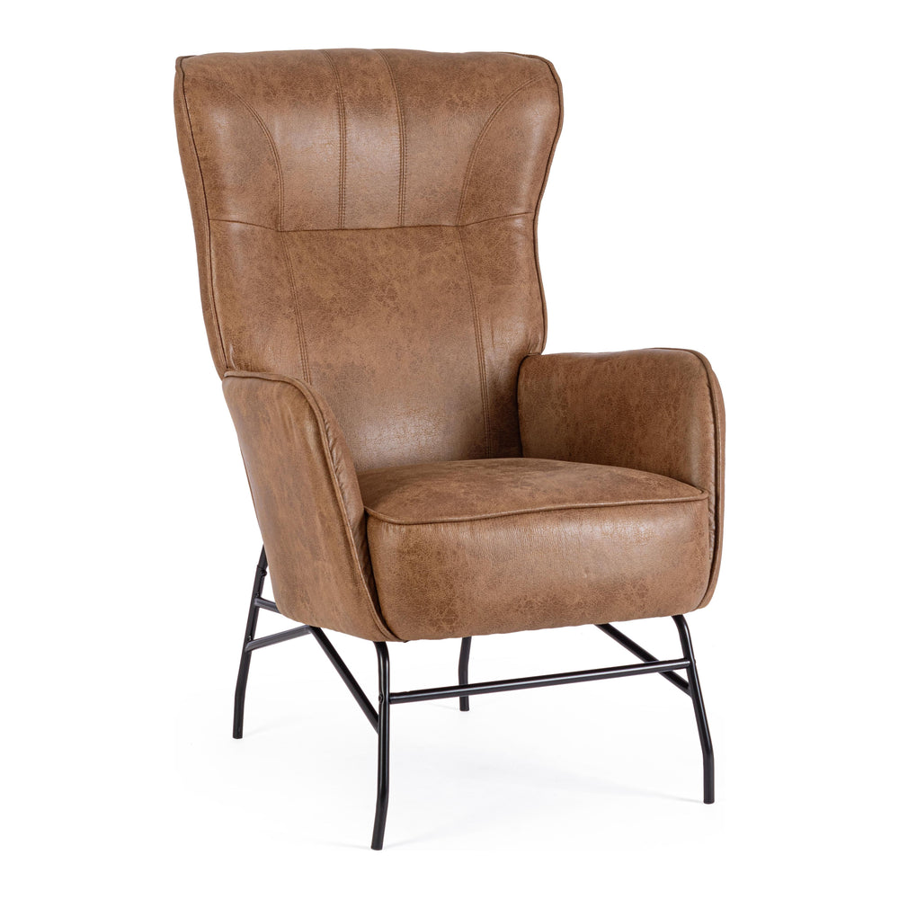 Armchair ANASTASIJA, brown