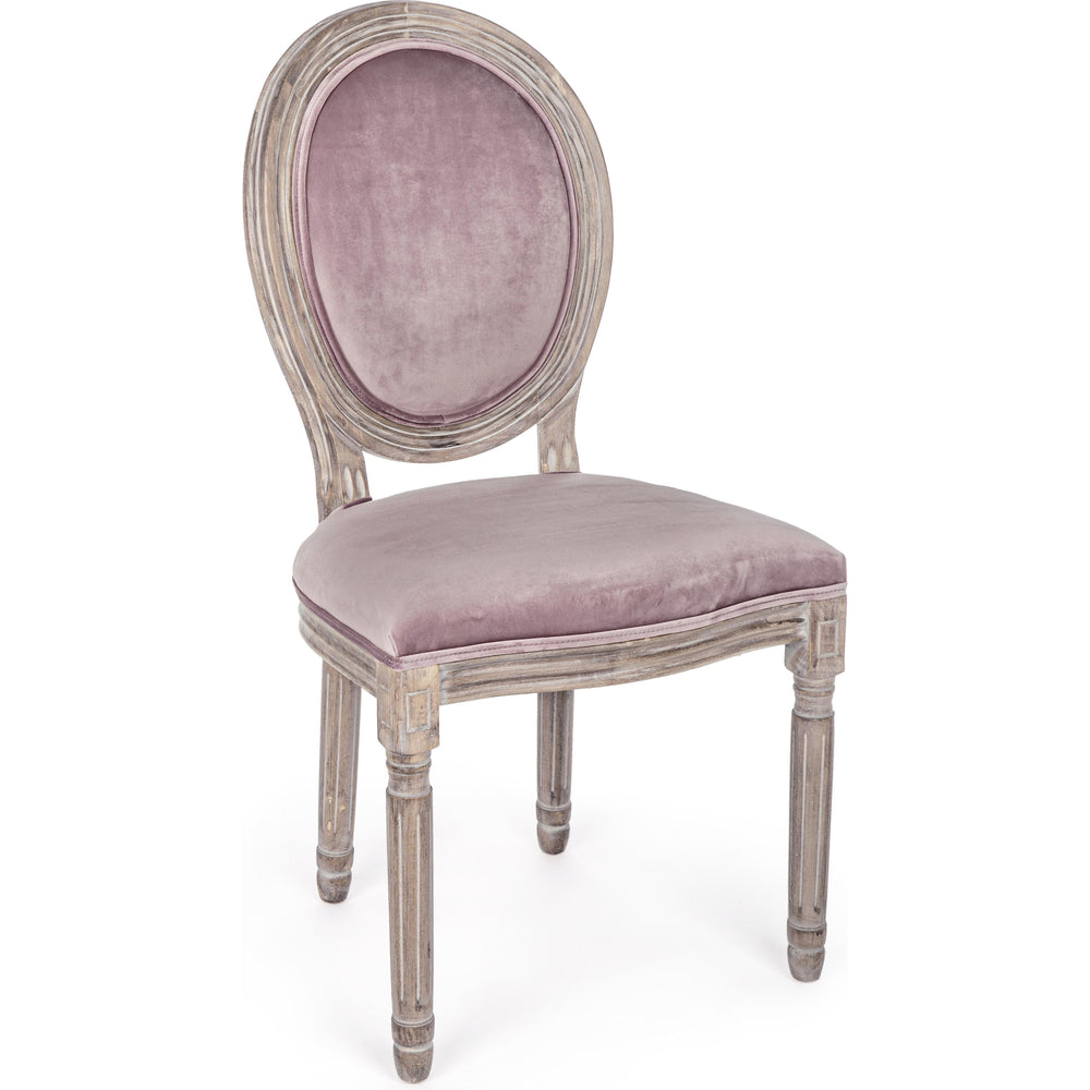MATHILDE kėdė, rožinė spalva, aksomas