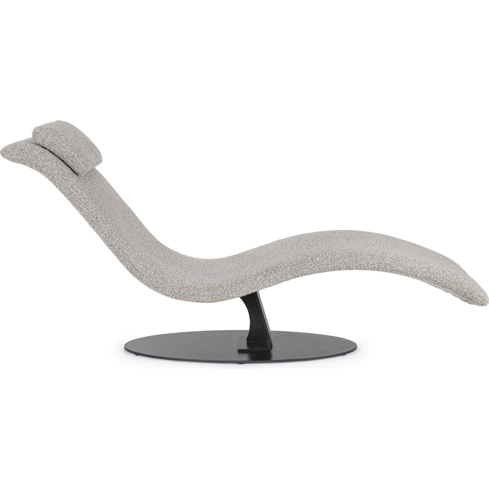 Chaise lounge VENNY, boucle fabric