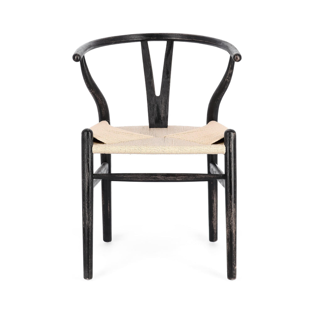 ARTEMIA chair, natural/black color