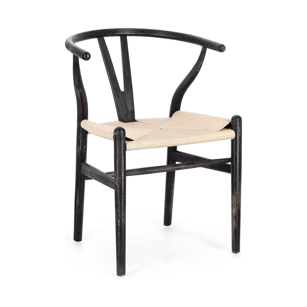 ARTEMIA kėdė, natūrali/juoda spalva