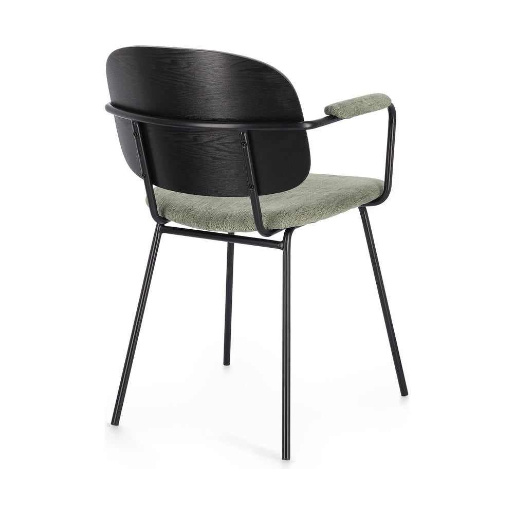 SIENNA dining chair, greenish colour