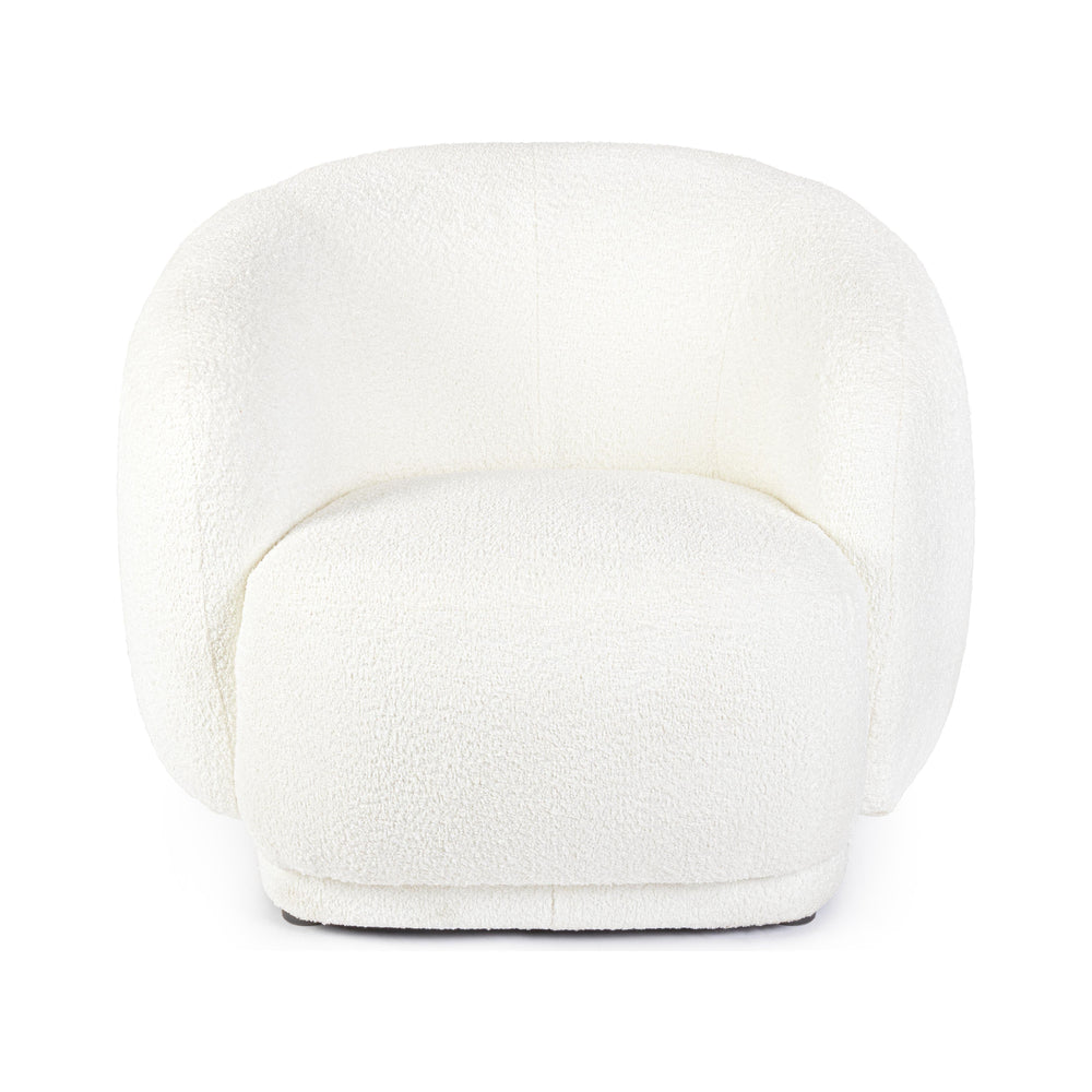 TECLA armchair, white color