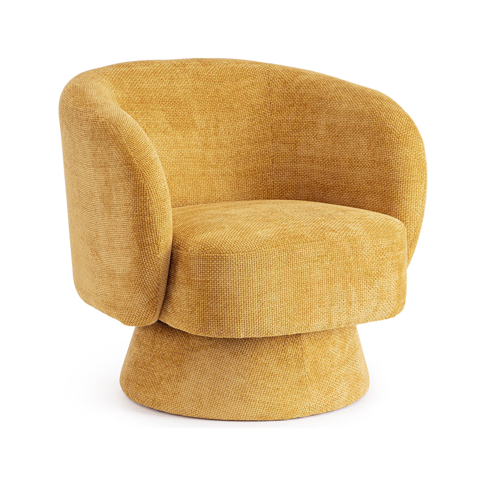 Armchair JULIENNE, mustard