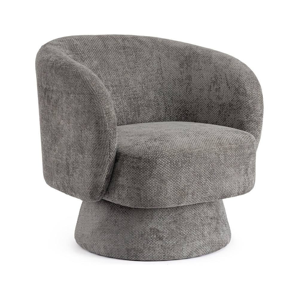 Armchair JULIENNE, dark grey