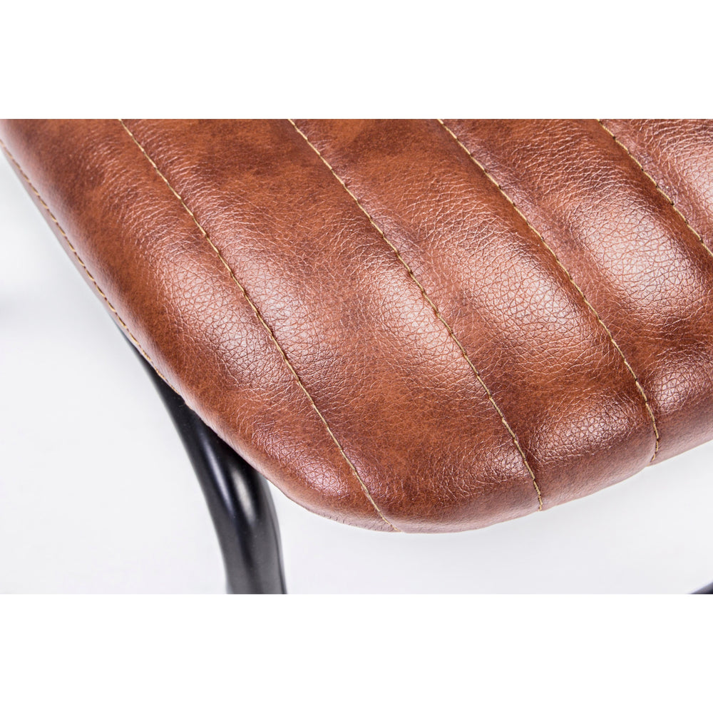 DEBBIE kėdė, vintažinė, ruda