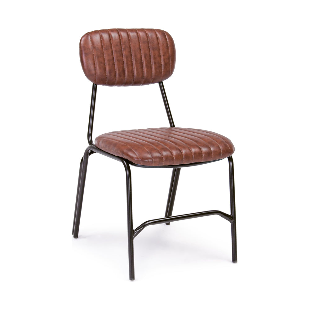 DEBBIE kėdė, vintažinė, ruda