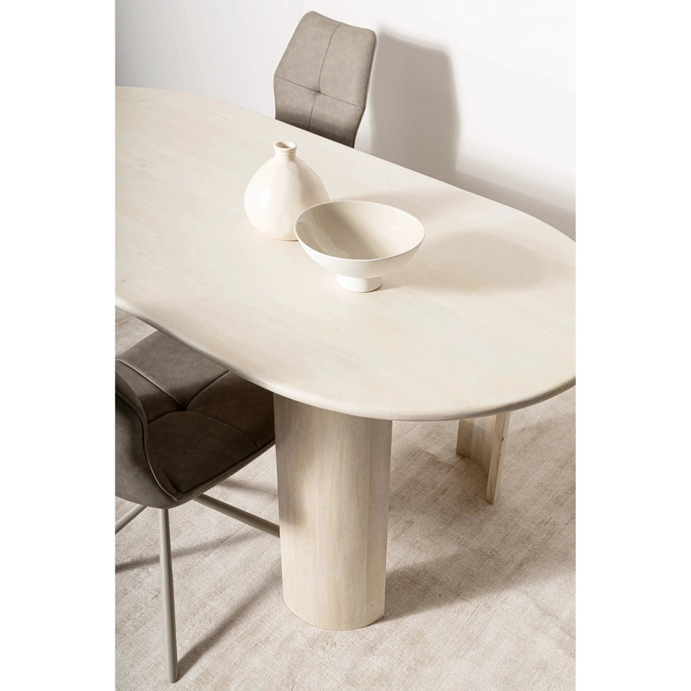 ORLANDO ovalus valgomojo stalas, mango mediena, natūrali spalva, 210X100cm
