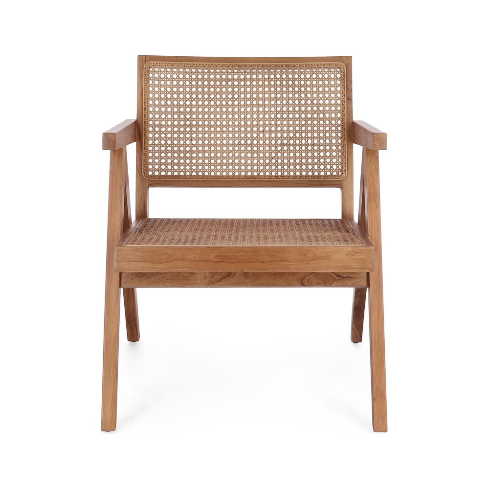 ALIA armchair, natural color, wood