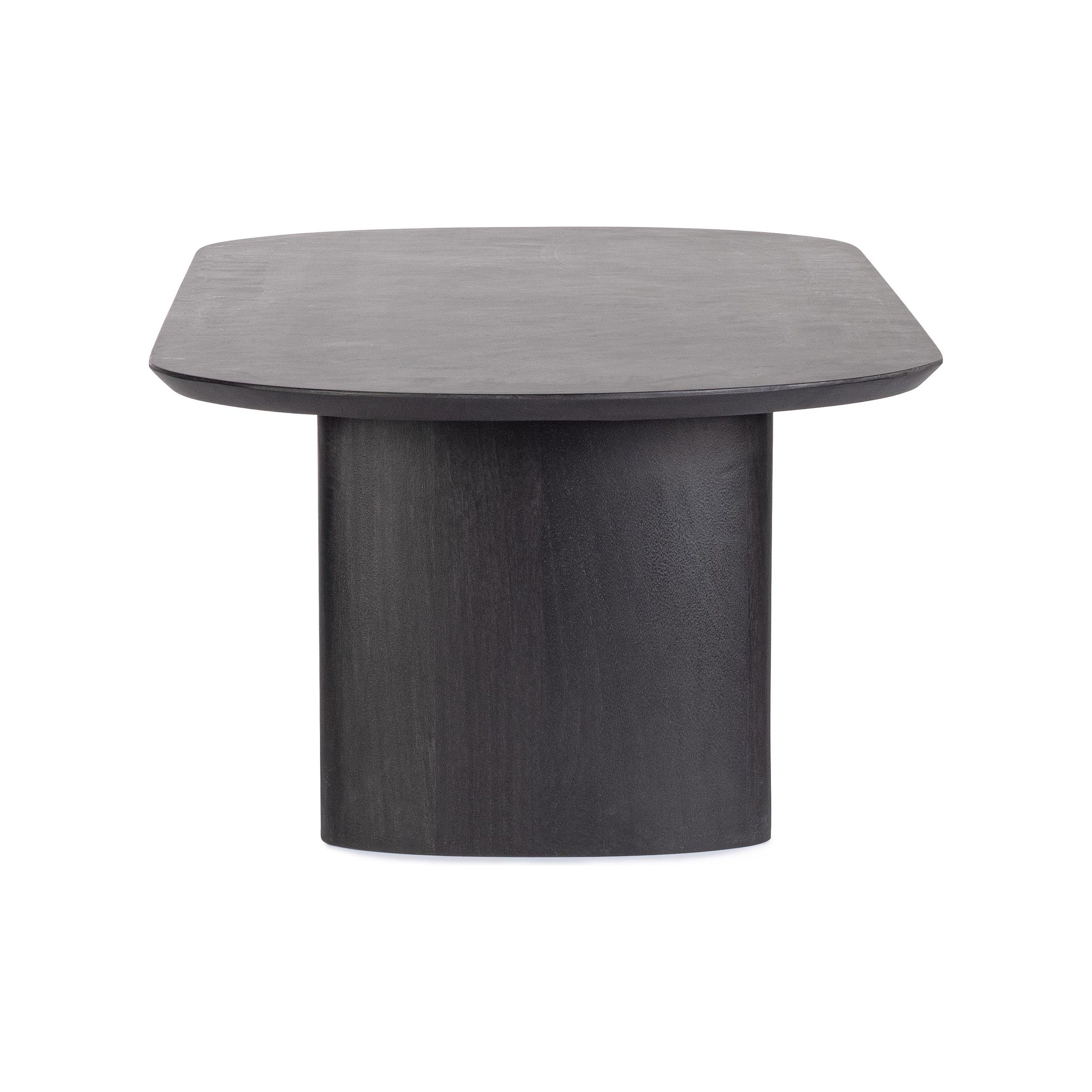 RISSA kavos staliukas, juoda spalva, 130X65