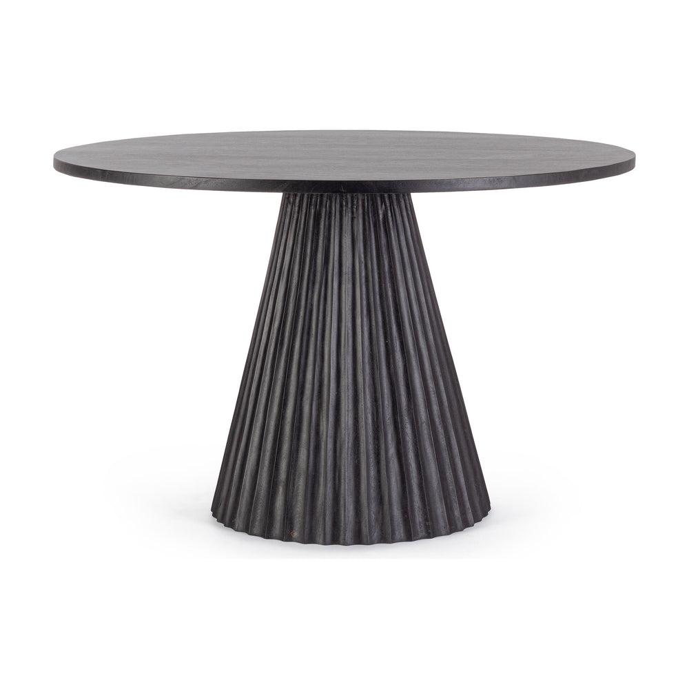 DORISA stalas Ø120, juodos spalvos