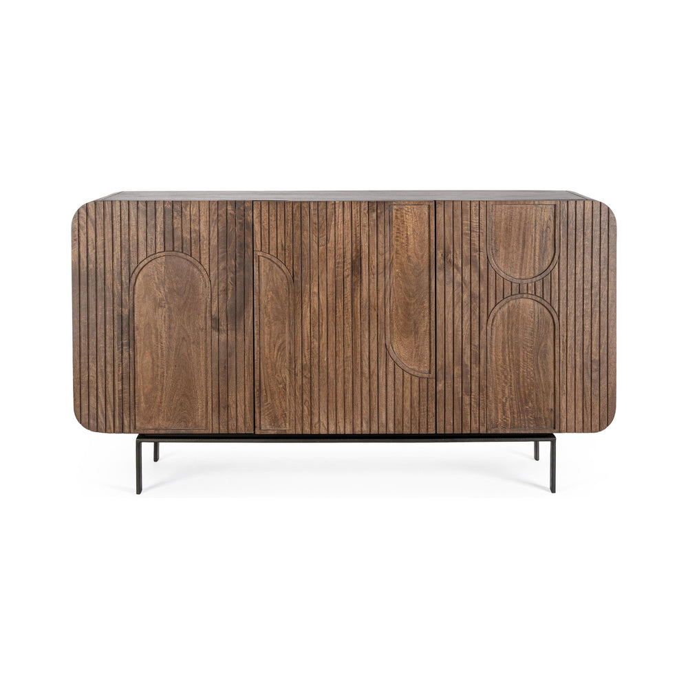 ORISSA 3 durų komoda, mango mediena, ruda