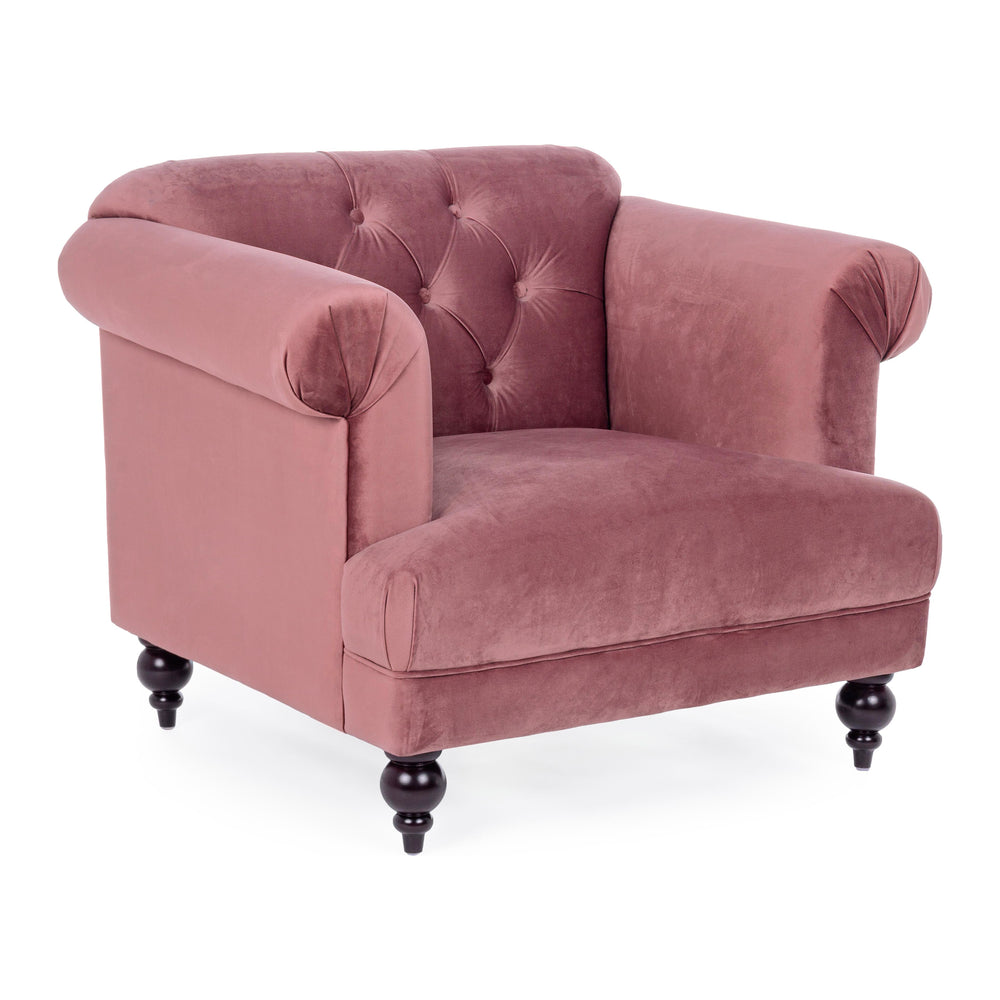 Armchair BELLA, antique pink