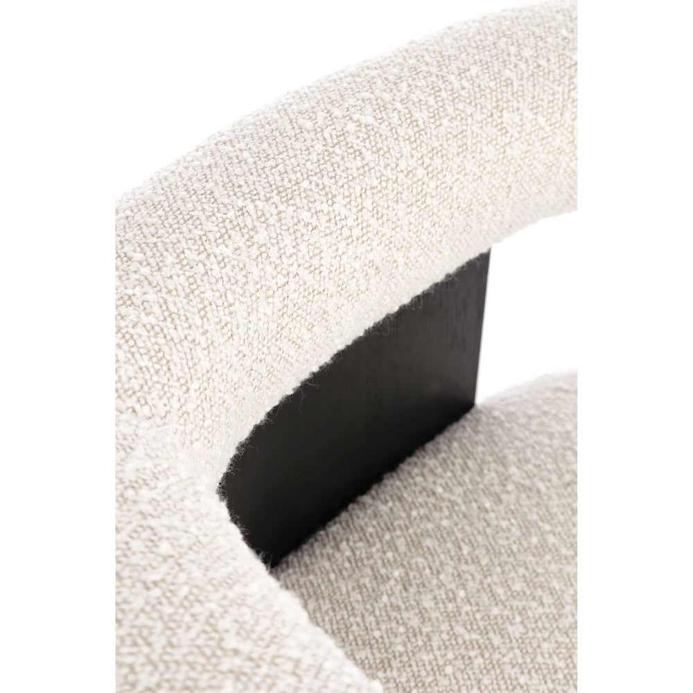 Valgomojo kėdė MAGAPE, Balta / juoda spalva