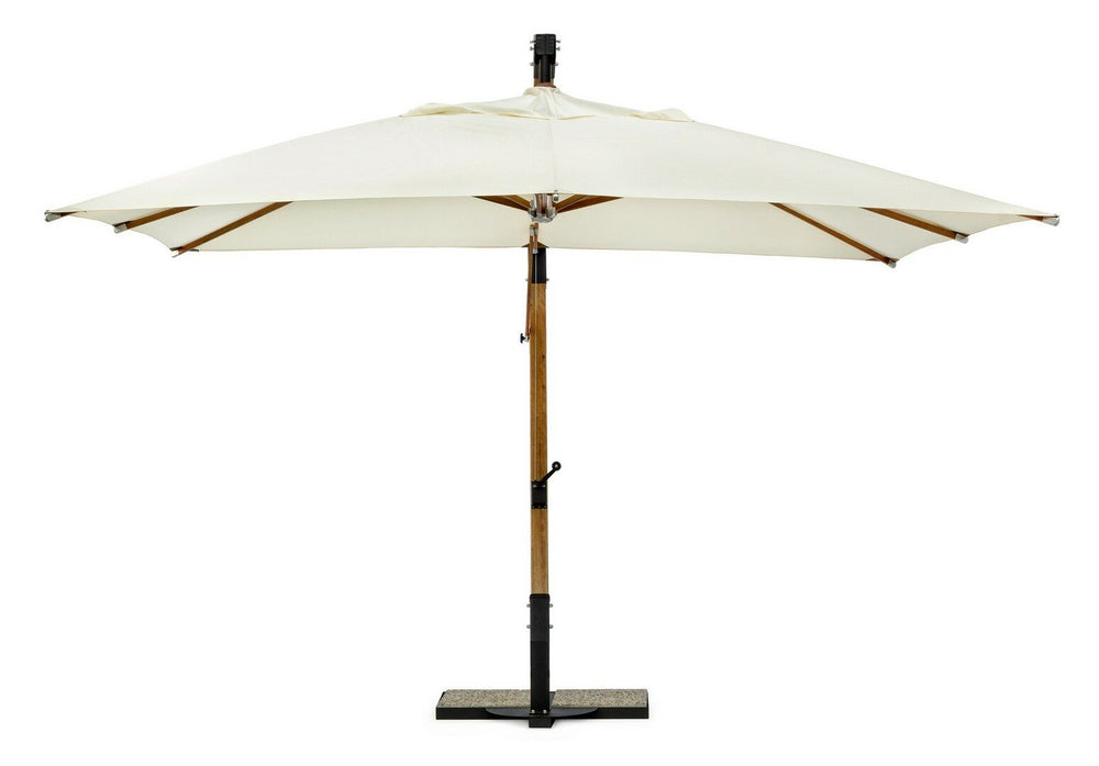 Umbrella CAPUA, 3x4 m, wood colour