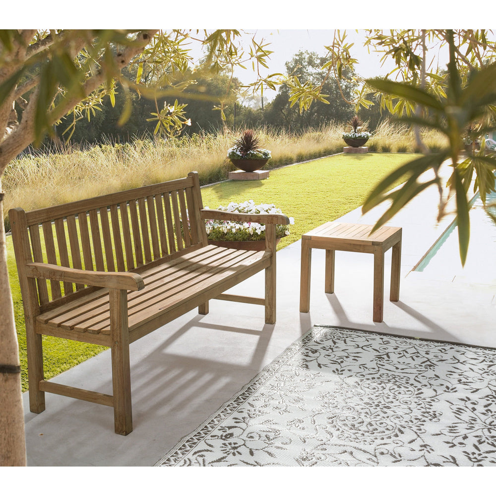 TEAK outdoor coffee table, 50x50cm