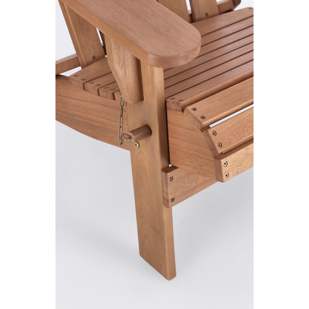 FILADELFIA sulankstomas lauko fotelis, natūrali spalva