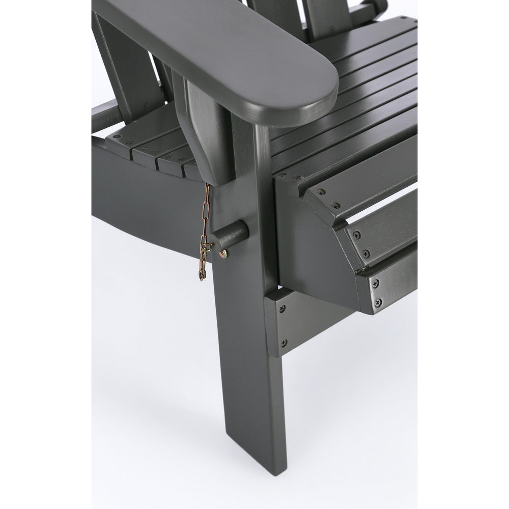 FILADELFIA sulankstomas lauko fotelis, tamsiai pilkas