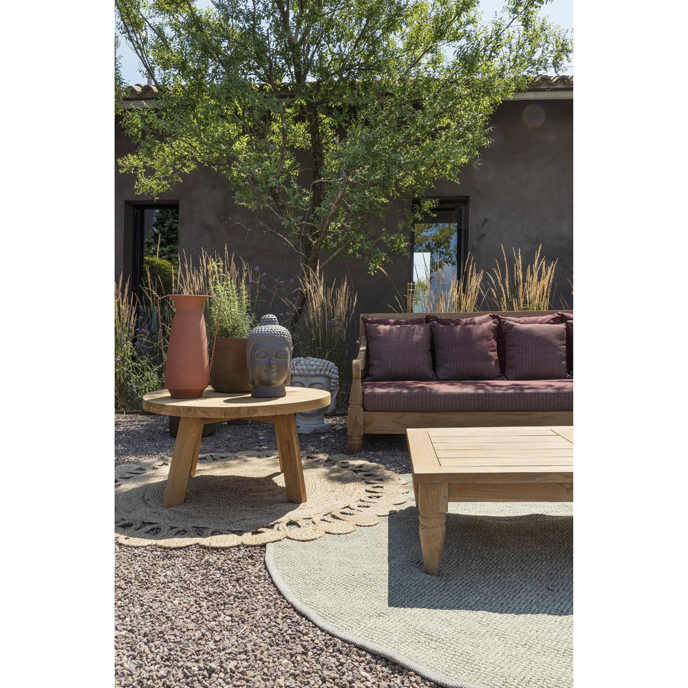 BOLIVAR wooden outdoor coffee table, Ø80cm