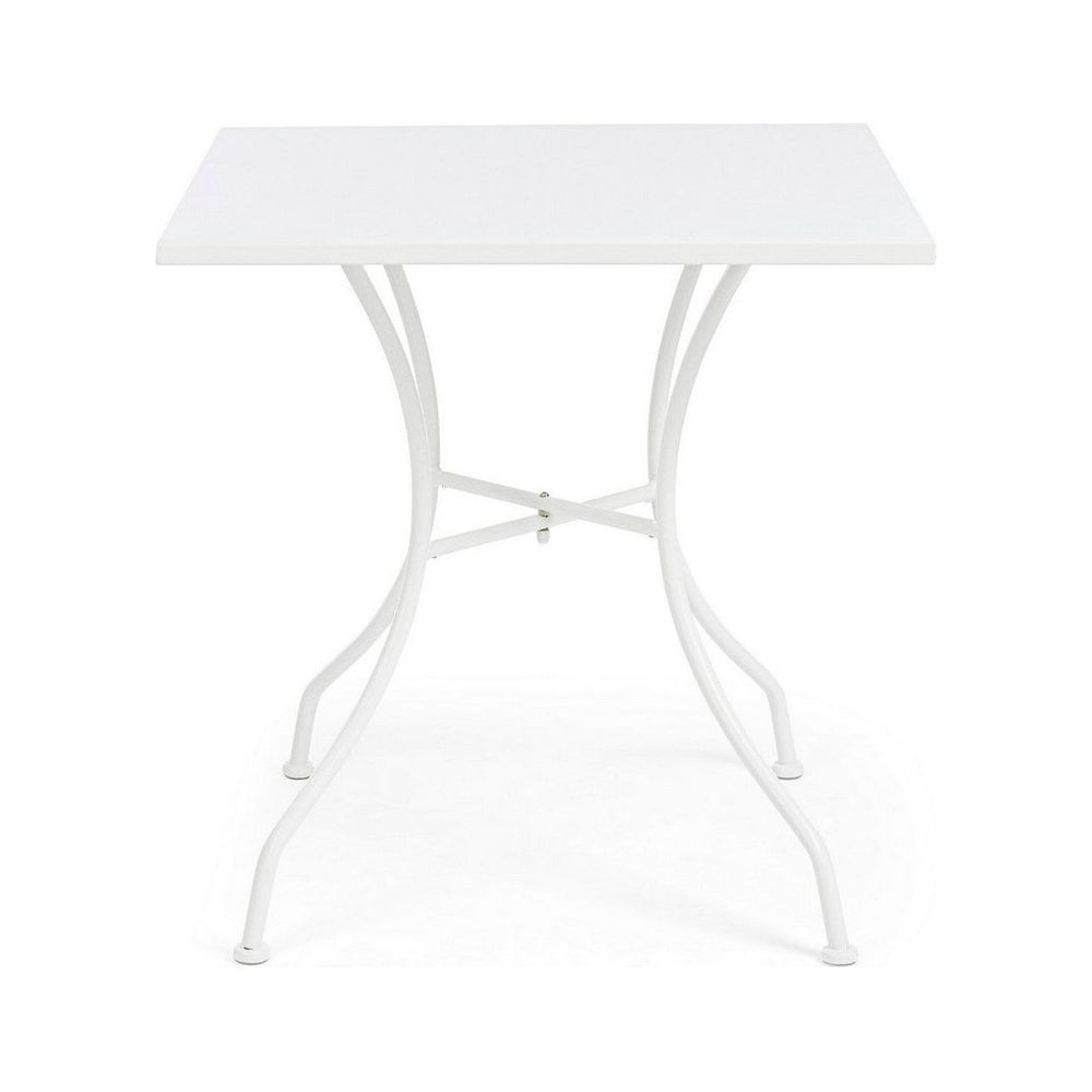 KELSIJA Outdoor bistro table, white, 70 x 70 cm