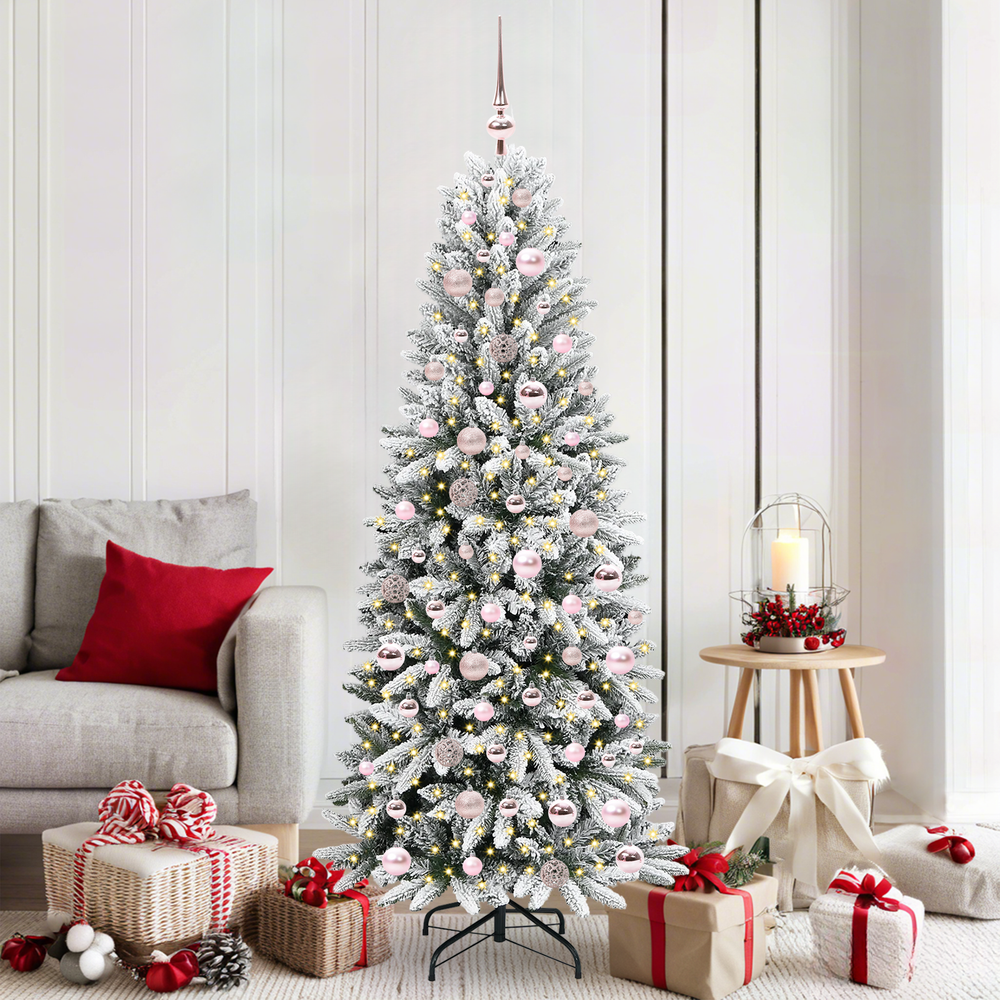 Artificial Christmas tree HORIZON WINTER, with 300 LED stand White 180 cm.