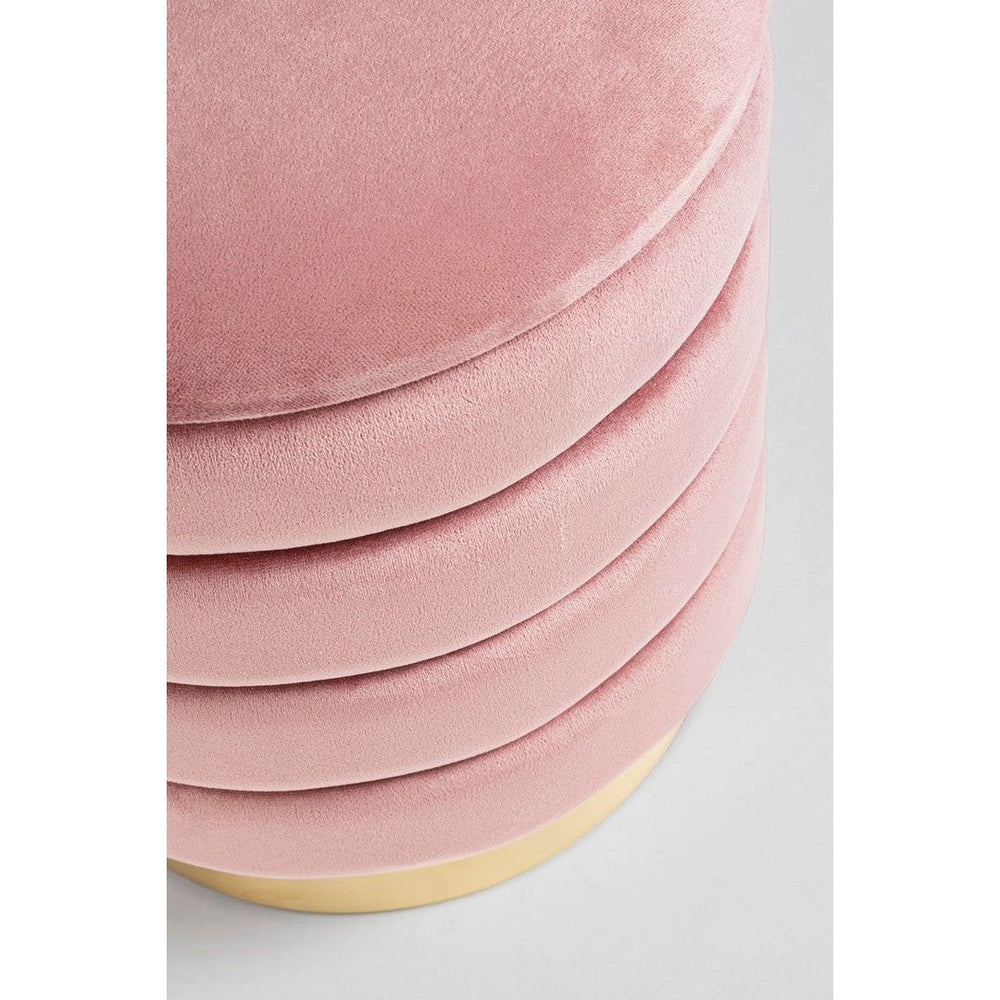 DREIK Storage Ottoman, Antique Pink
