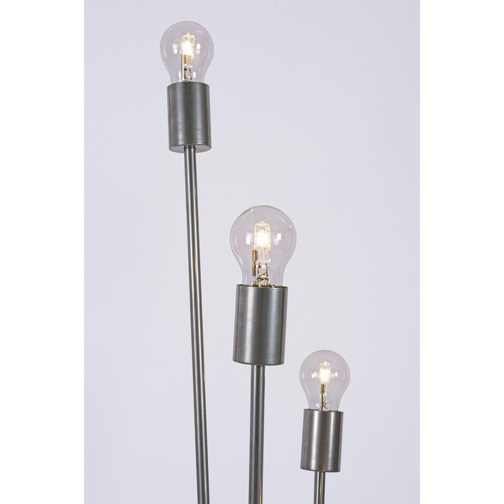 Grindų šviestuvas LORCH, sidabrinės spalvos, H155 cm